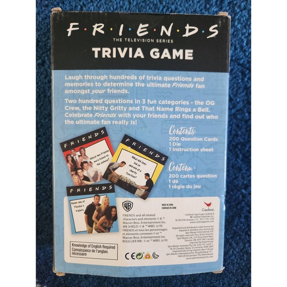 Friends Y2k Trivia Card Game - Picture 2 of 3